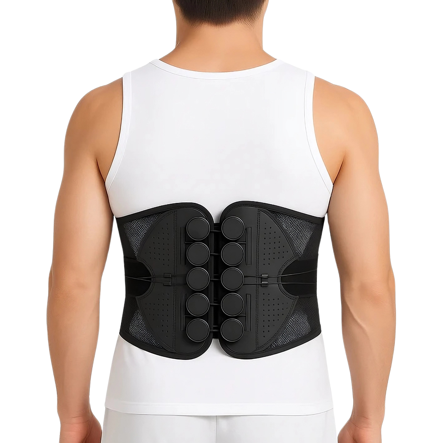 Adjustable Lumbar Support Belt – Lower Back Relief for Long Work Days