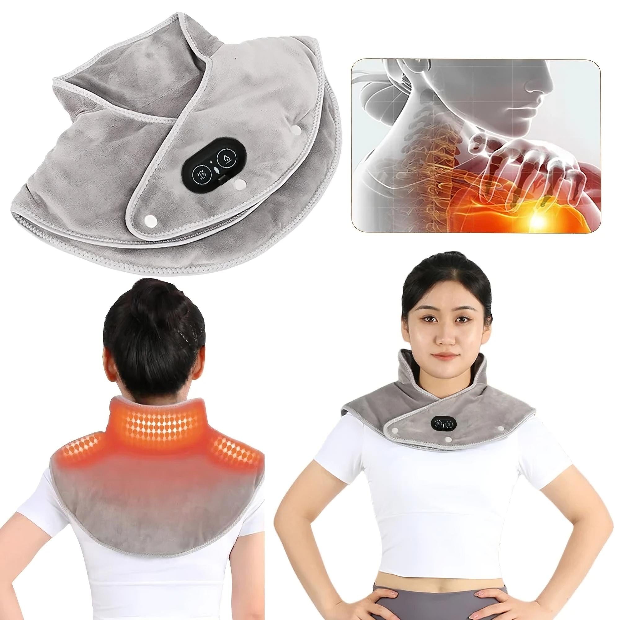 Electric Heating Shoulder Pad – Moist Heat Therapy for Neck & Shoulder Pain