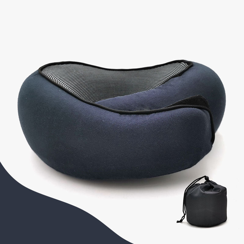 Memory Foam Neck Pillow – Ergonomic Travel & Desk Support for Neck Pain